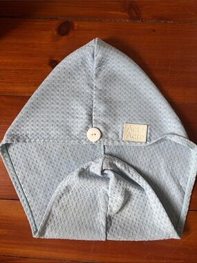 Act and Acre blue hydro hair towel